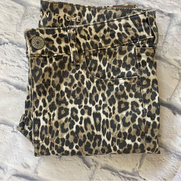 American Eagle hi-rise leopard jeggings - Picture 11 of 11